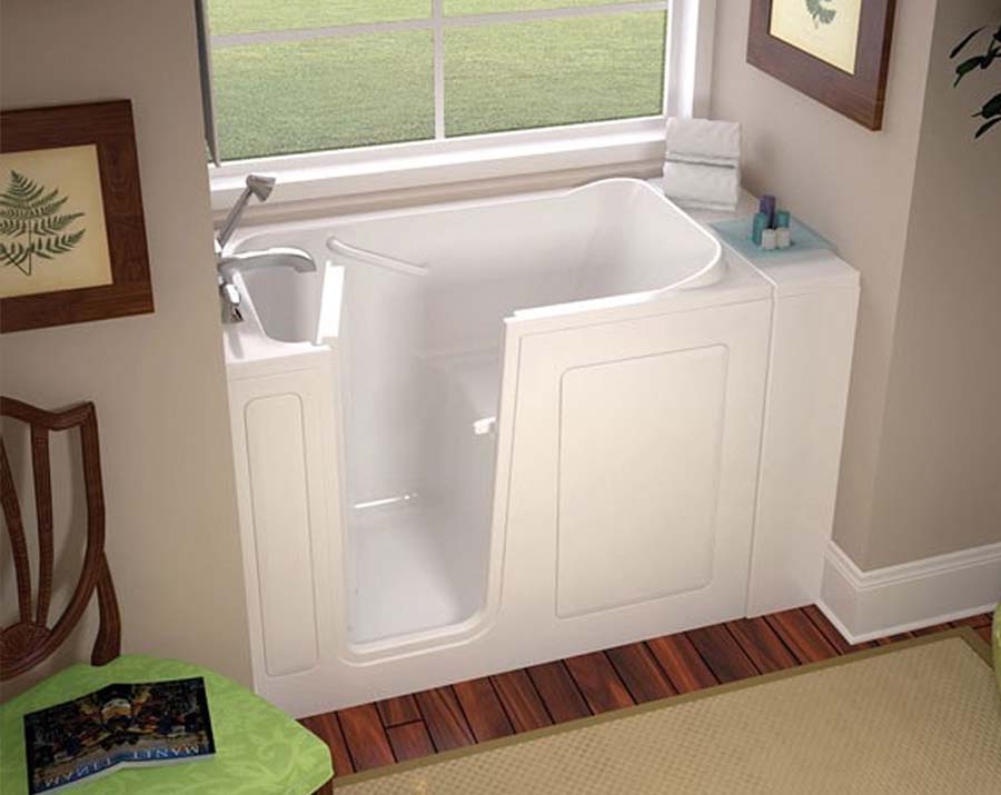 tub with walk in shower